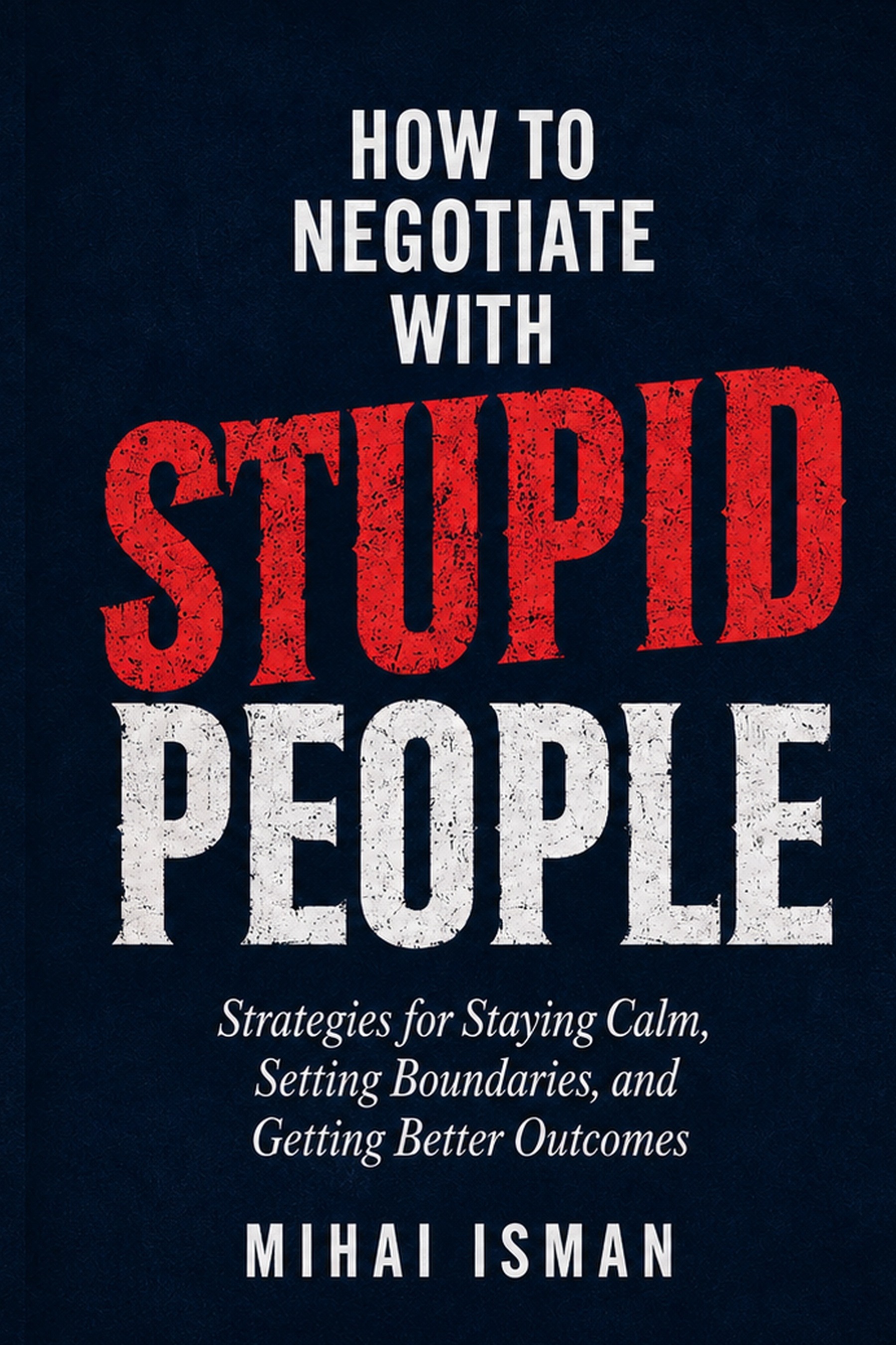 How to Negotiate with Stupid People — book cover
